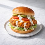 46. Buffalo Ranch Crispy Chicken Burger 