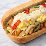 61. Potato, Peppers, Onion, Egg & Cheese Sub