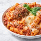 80. Baked Ziti with Meatball
