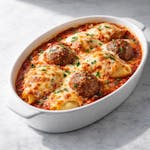 83. Baked Stuffed Shells with Meatballs 