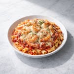 88. Shrimp Parm with Ziti