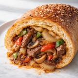 Steak, Onion, Pepper, & Mushroom Roll 