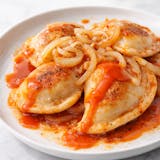 110. Sauteed Buffalo Pierogies 