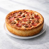 146. Meat Lover Pan Deep Dish Pizza