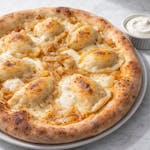 155. Sauteed Pierogies Pizza