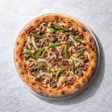 158. Philly Cheese Steak Pizza
