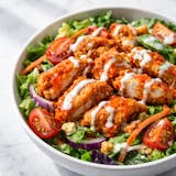 28. Buffalo Ranch Crispy Chicken Salad 