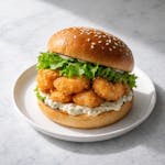 42. Deep Fried Shrimp Burger 