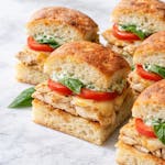 Focaccia Chicken Sliders Catering