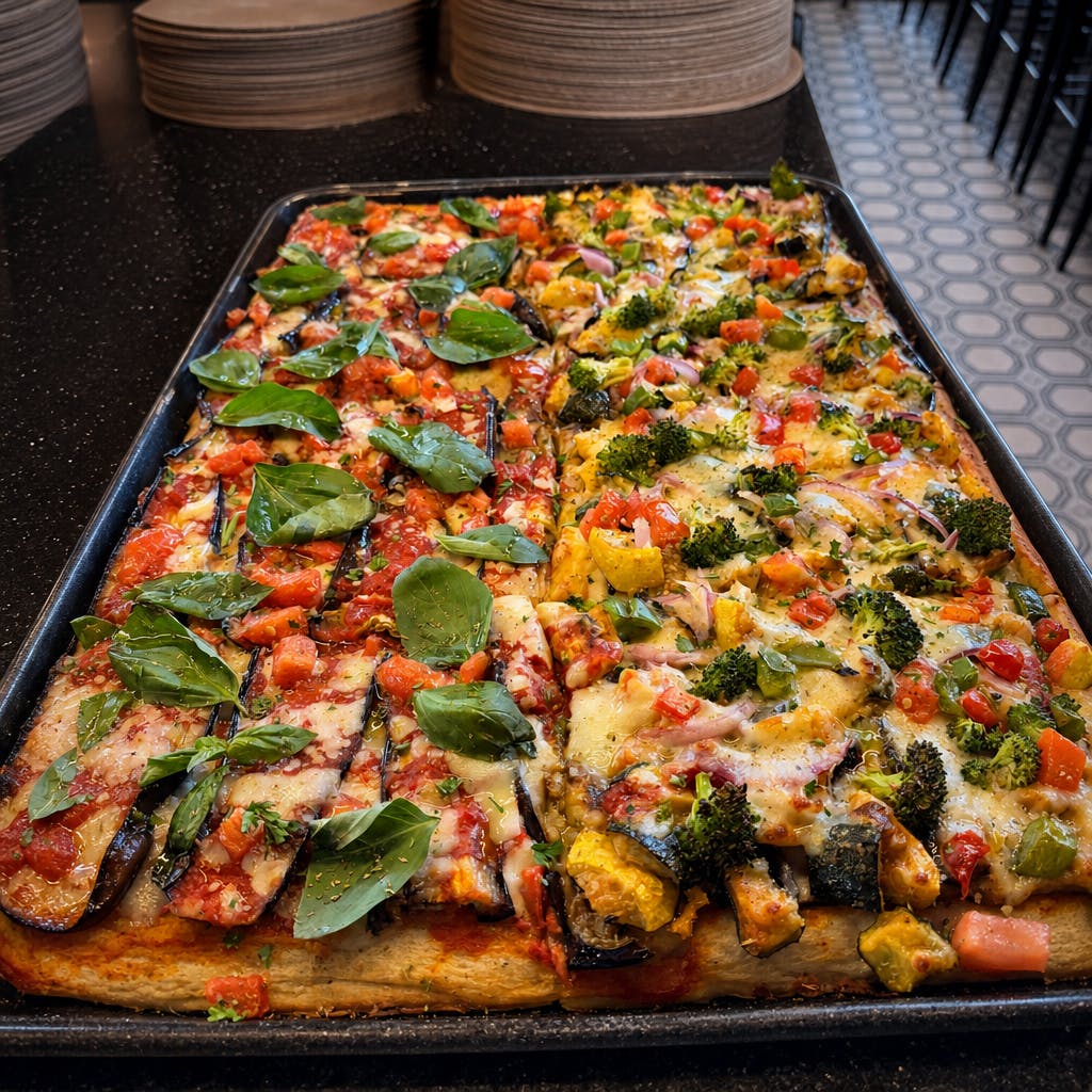 Con Vegetable Pizza