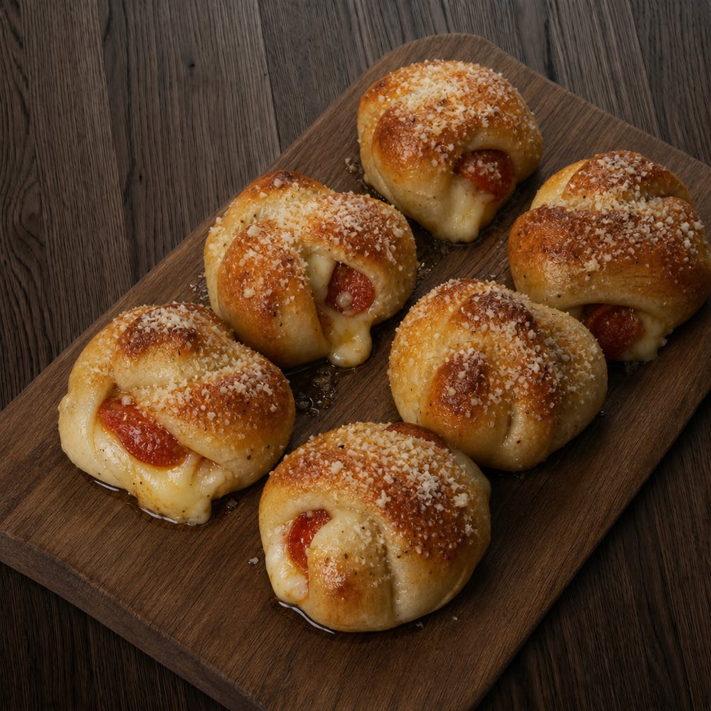 Beef Pepperoni Knots