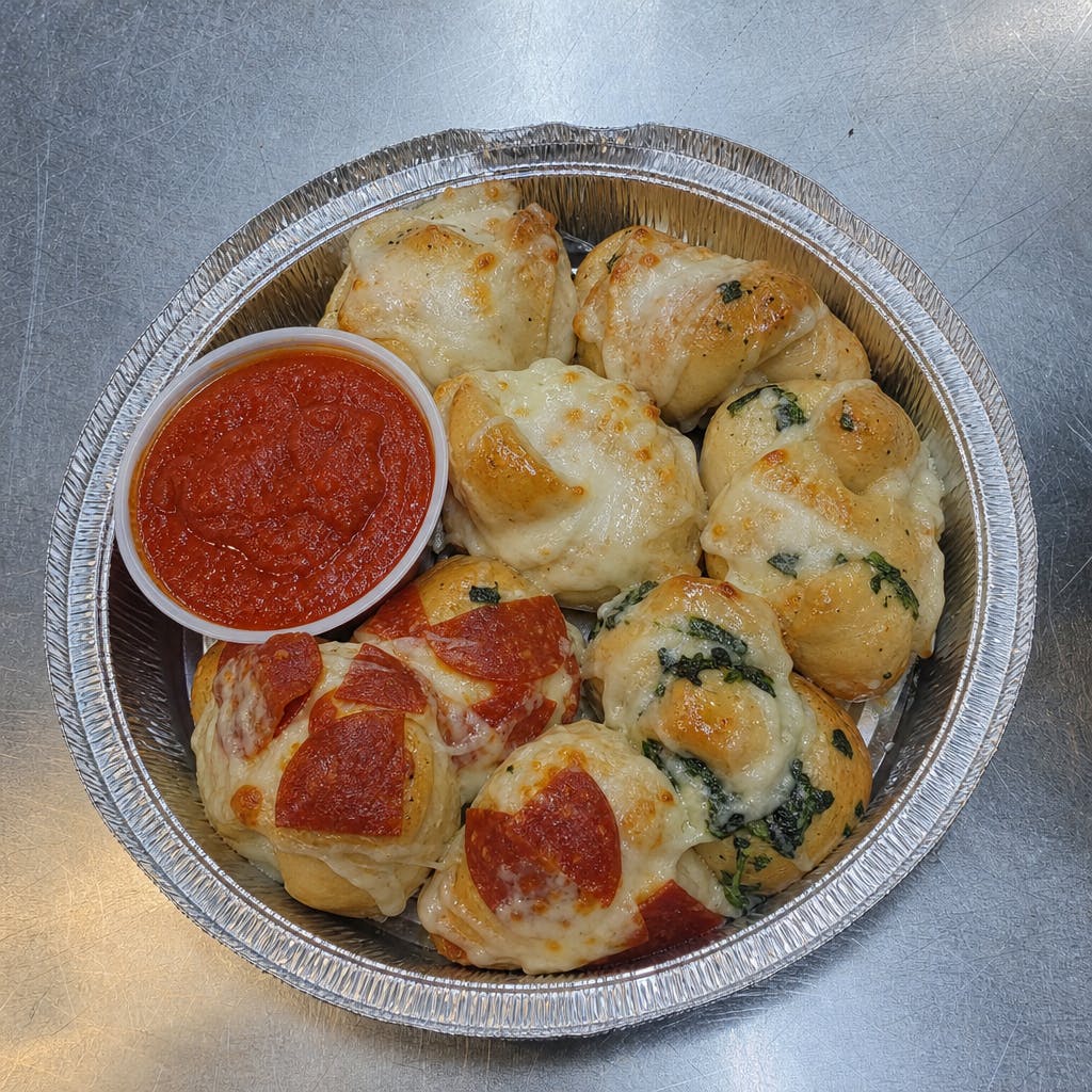Garlic Knots with Cheese