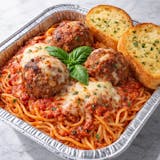 Baked Spaghetti with Meatballs Catering