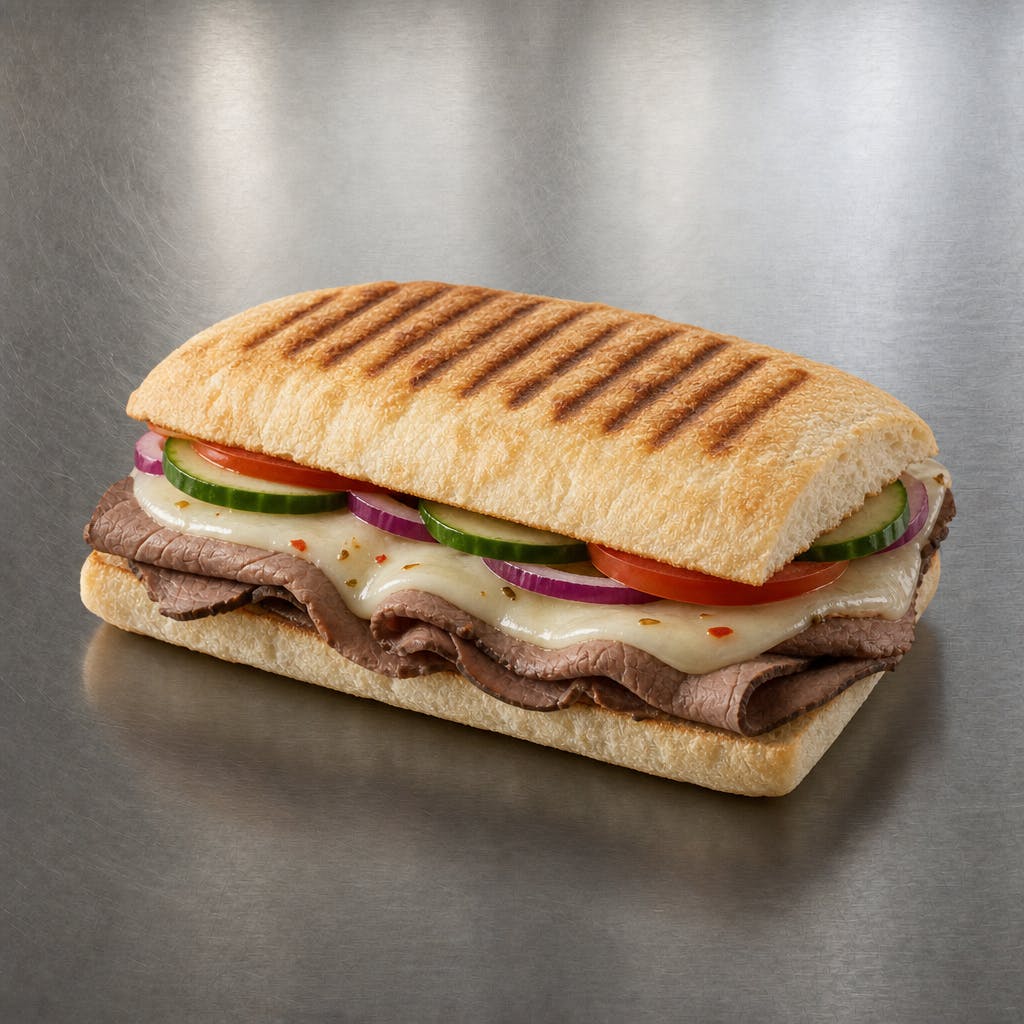 Roast Beef Melt Panini