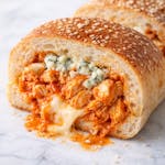 Buffalo Chicken Stuffed Bread