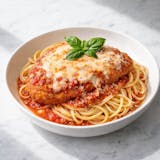Chicken Parmesan with Linguine