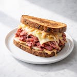 Corned Beef Reuben On Rye Bread