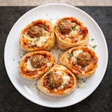 Meatball with Mozzarella Pizza Roll
