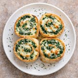 Spinach with Ricotta & Mozzarella Pizza Roll