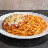 Chicken Parmigiana with Pasta Lunch