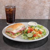 Half Sub with Salad & Drink Lunch