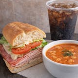 Half Sub with Soup & Drink Lunch