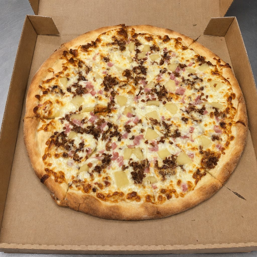 Hawaiian Pizza (White)