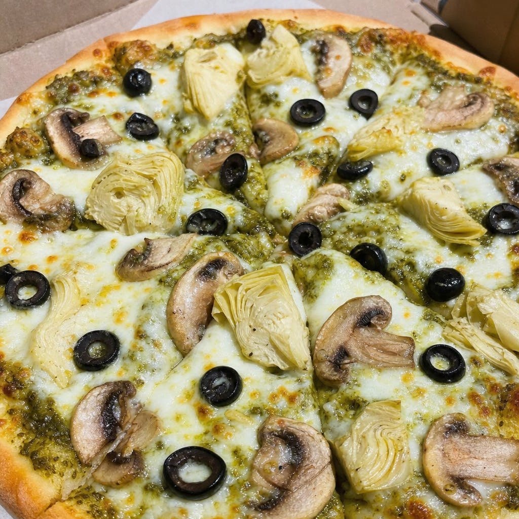 VEGGIE PESTO PIZZA