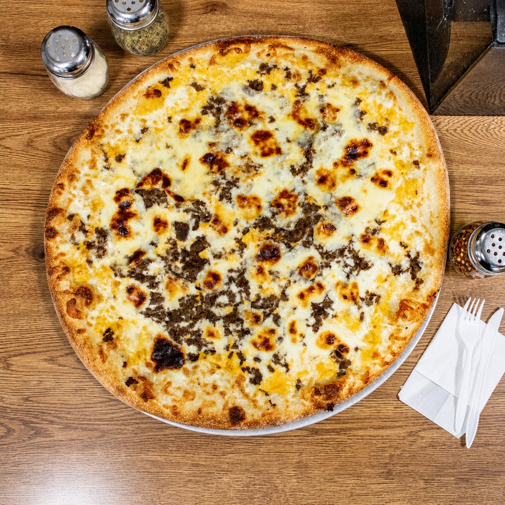 Cheese Steak Pizza
