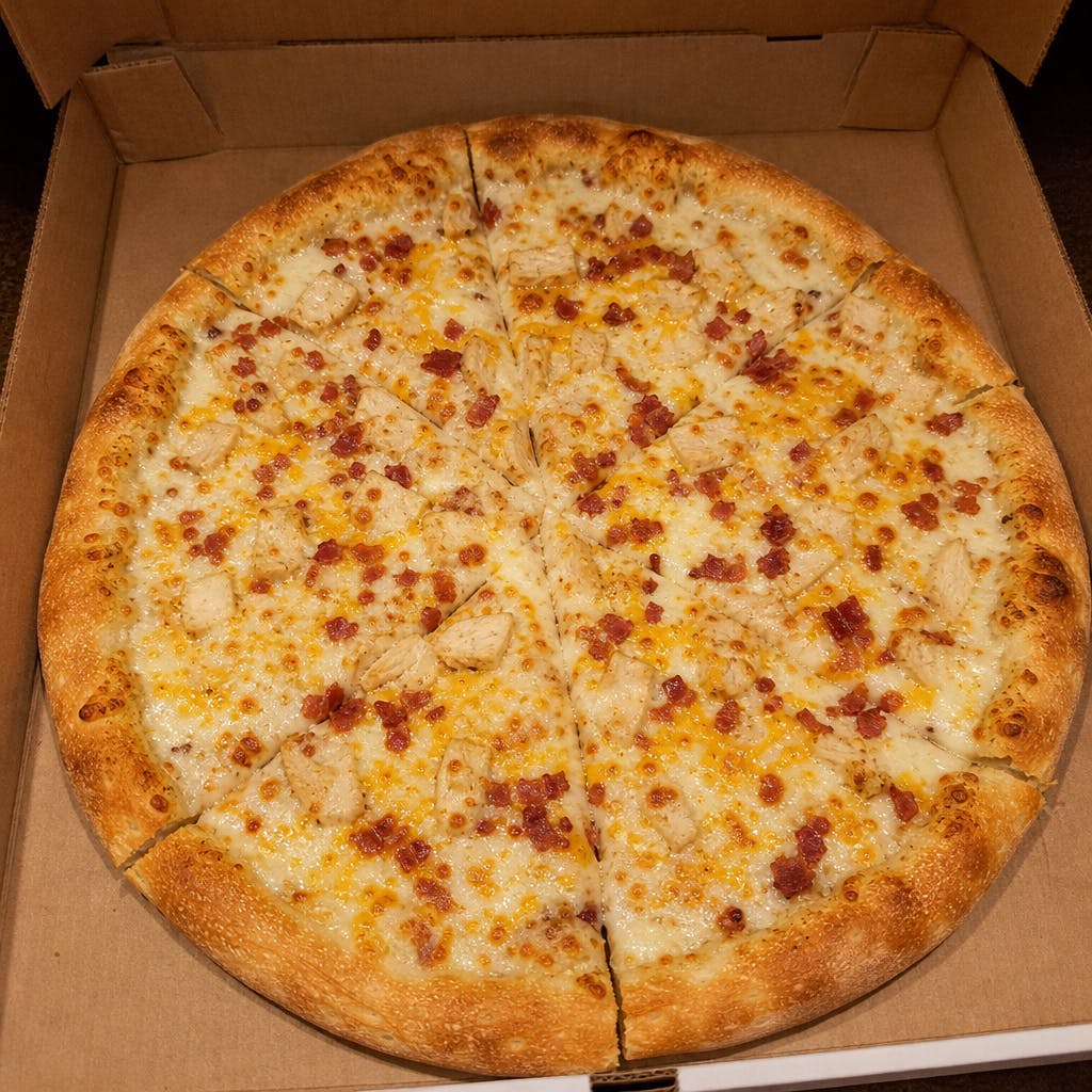 Chicken Bacon Ranch Pizza