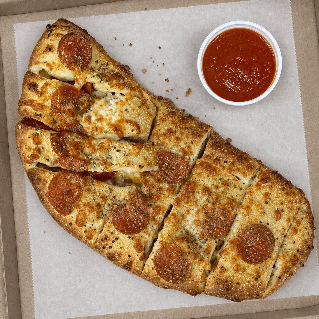Cheesy Bread Pepperoni