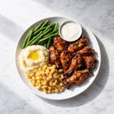 Chicken Wings Plate Dinner