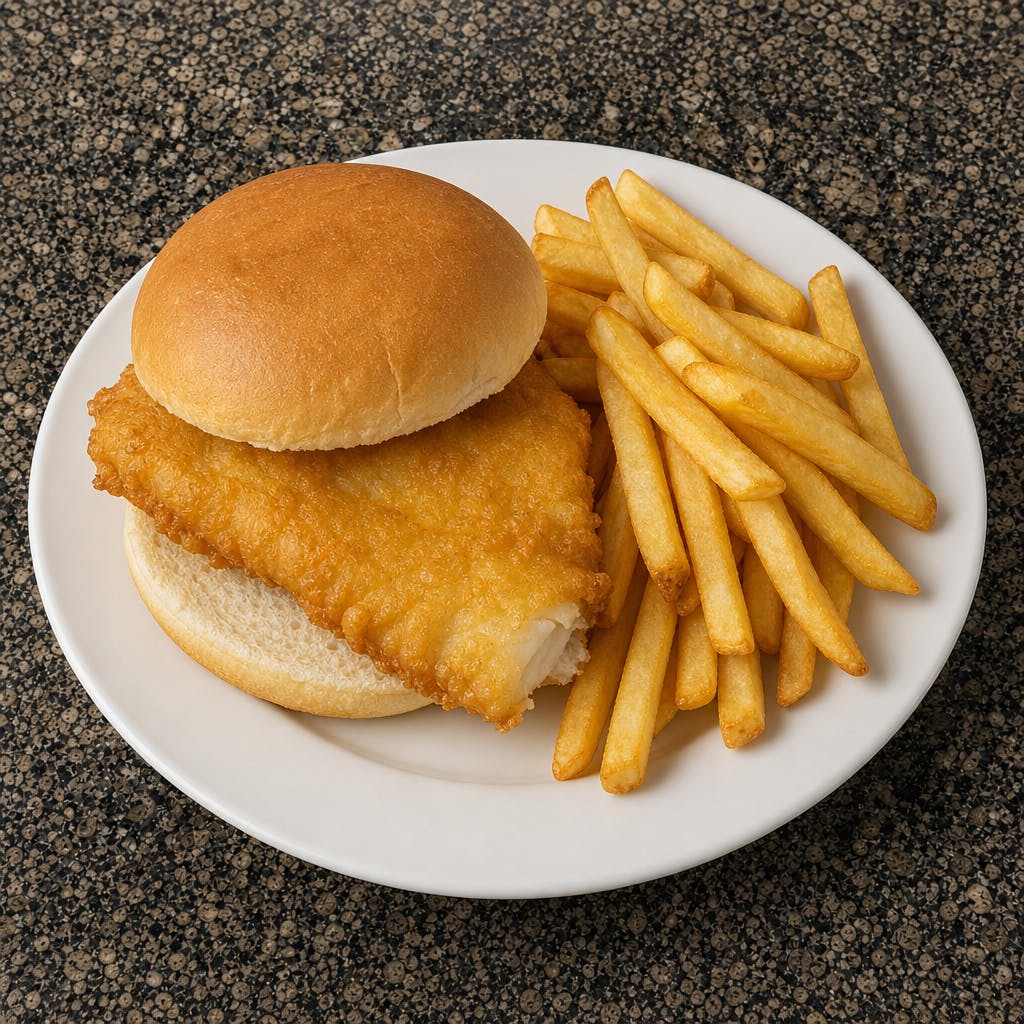 Fish Burger Platter
