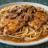 Chicken Marsala with Spaghetti