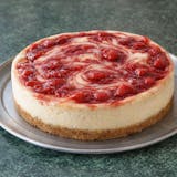 Strawberry Swirl Cheesecake
