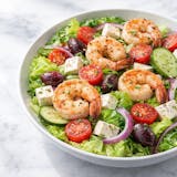 Greek Salad with Shrimp