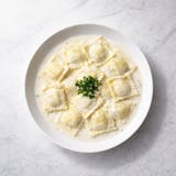 Kid's Cheese Ravioli with Alfredo Sauce