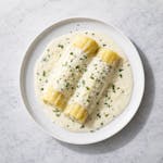 Kid's Manicotti with Alfredo Sauce