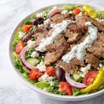 Pap's Salad with Gyro