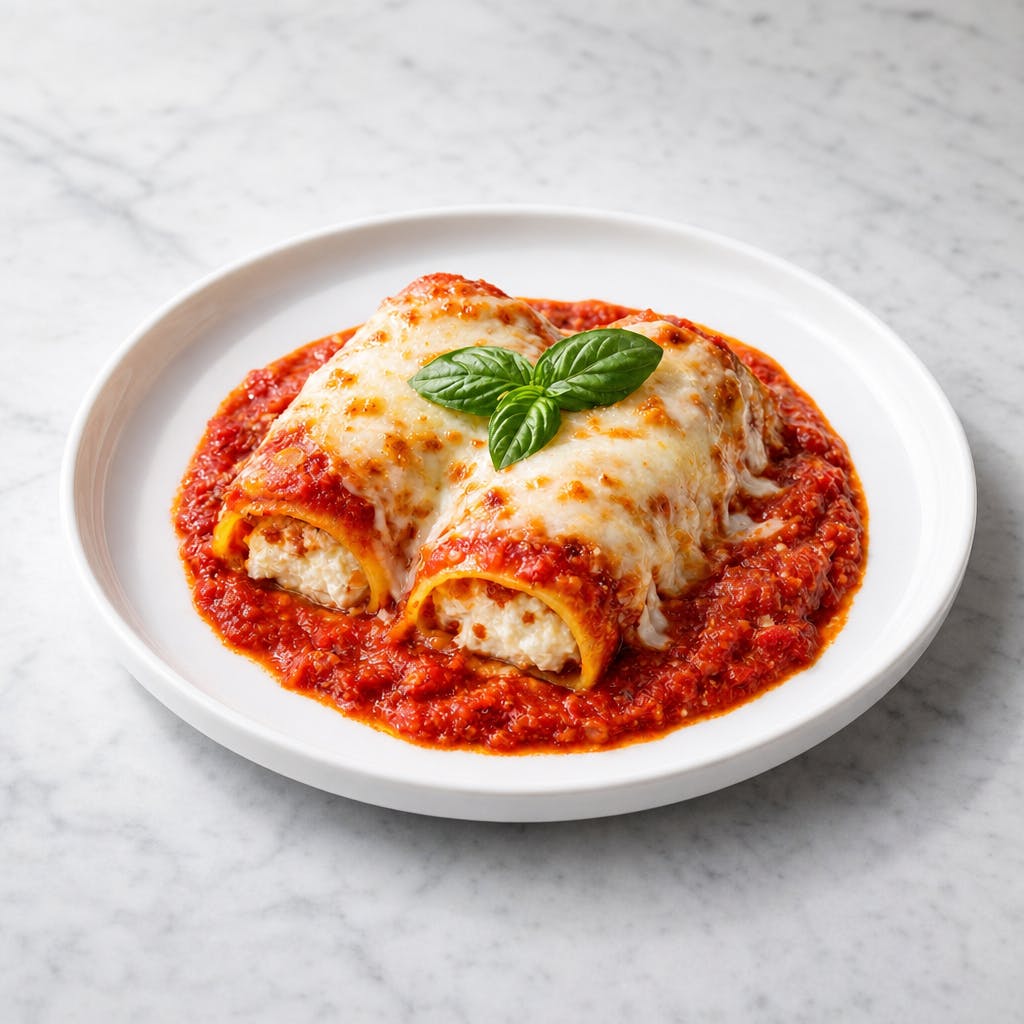 Kid's Cannelloni with  Marinara Sauce