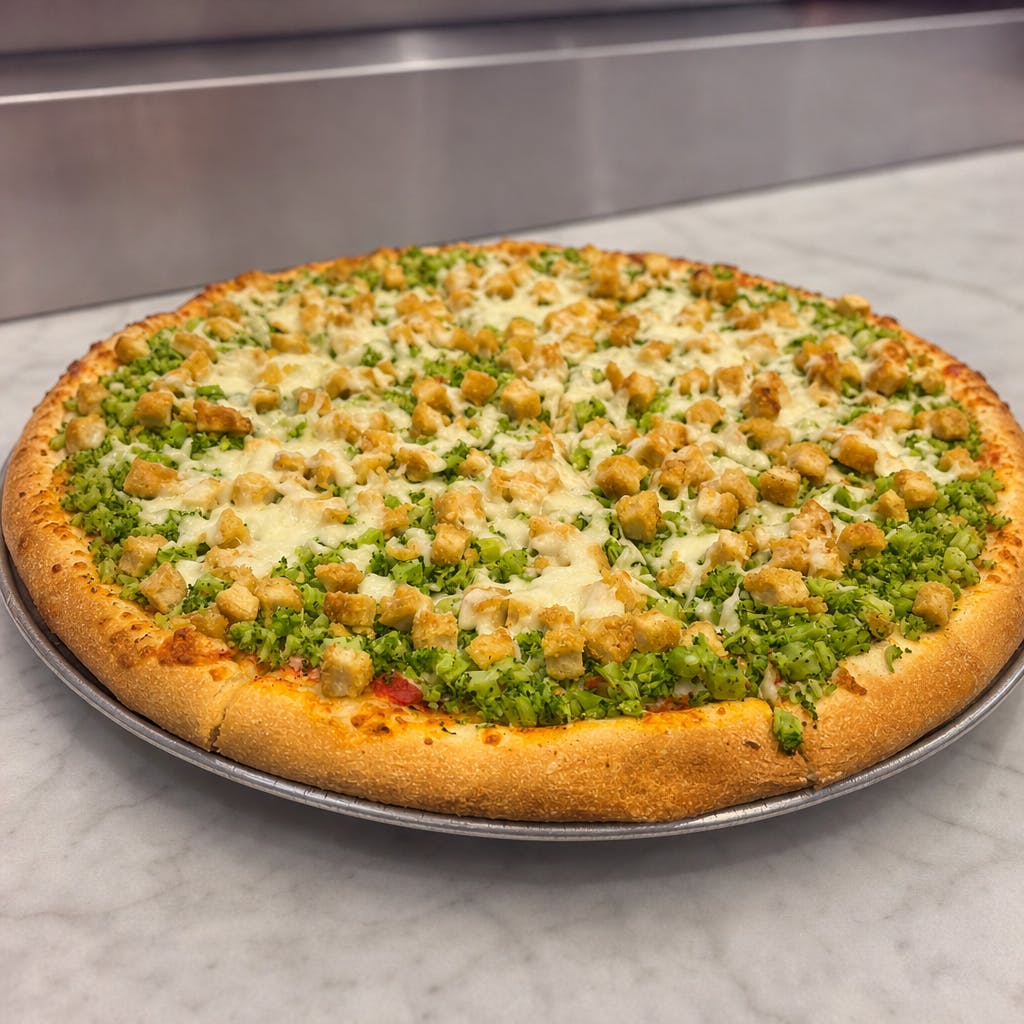 Chicken & Broccoli Pizza