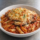 Penne with Eggplant Parmigiana