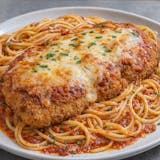 Spaghetti with Chicken Parmigiana