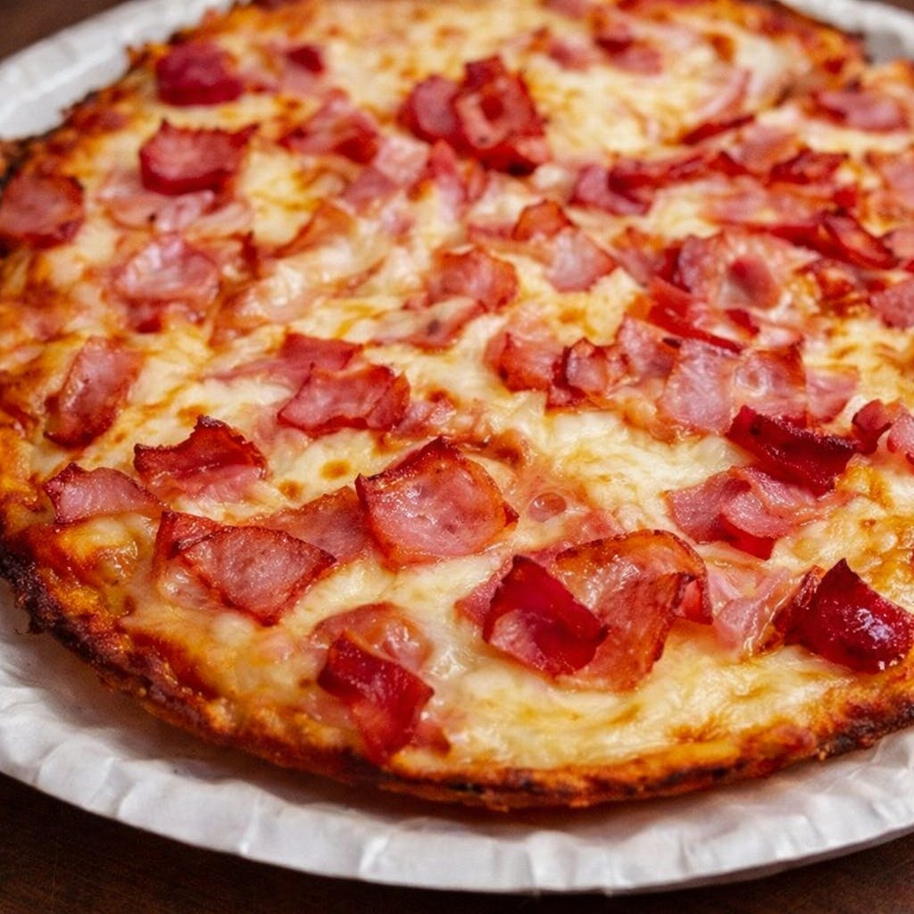 Pizza con Bacon