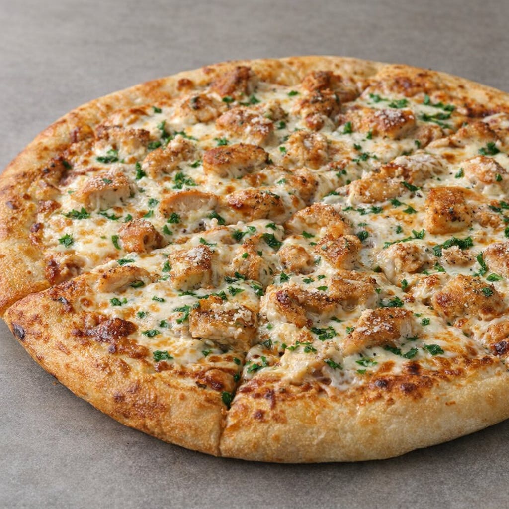 Chicken Alfredo Pizza