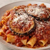 Pasta with Eggplant Parmigiana