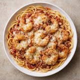 Pasta with Shrimp Parmigiana