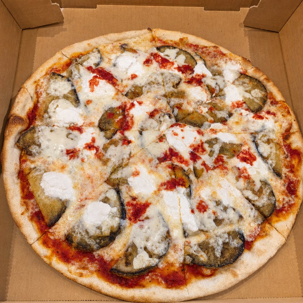 Eggplant Rollatini Pizza