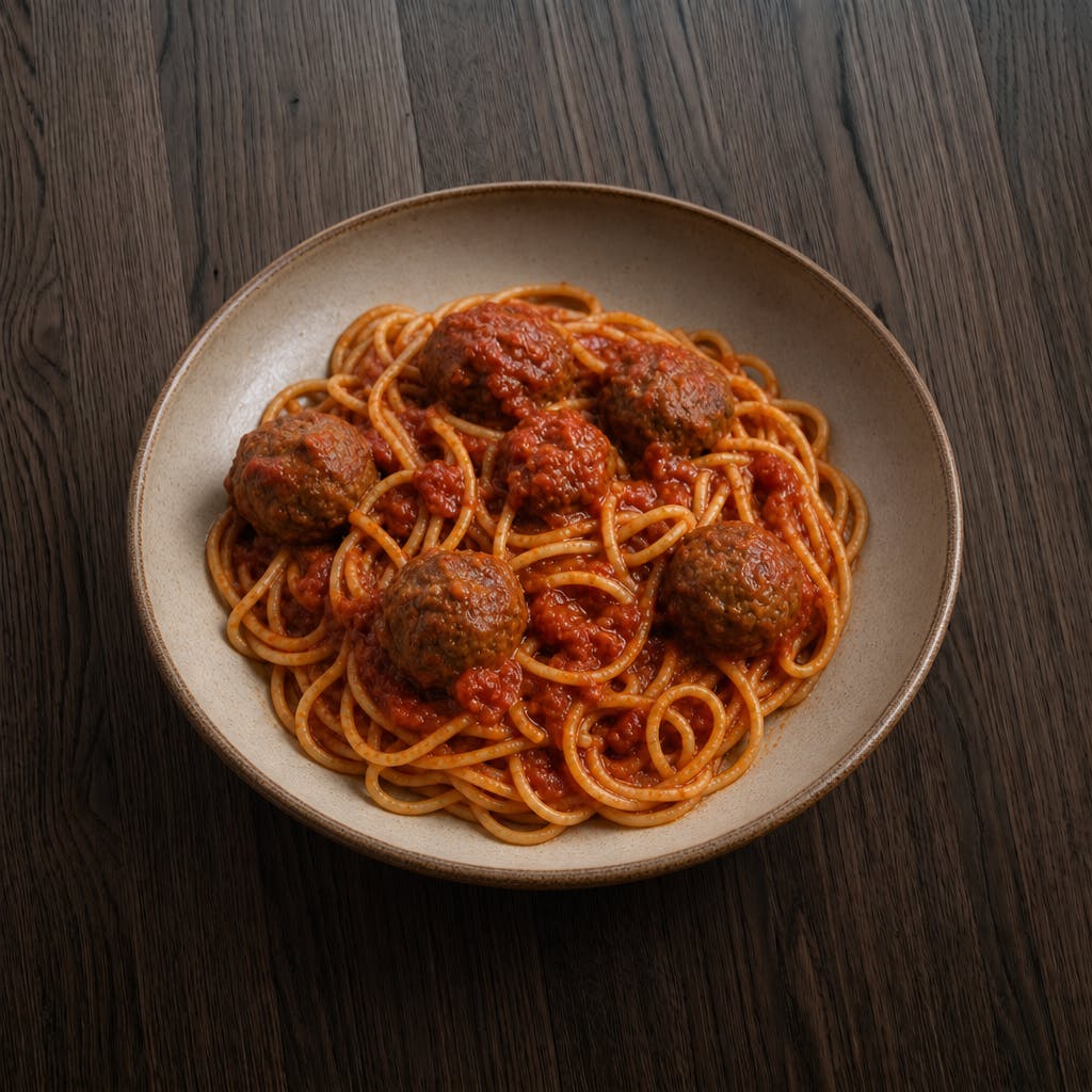 Meatballs Pasta