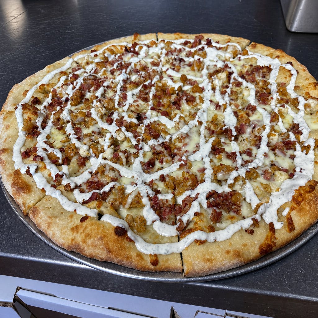Chicken Bacon Ranch Pizza